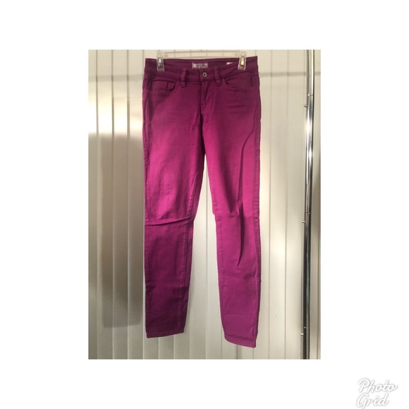 Guess, Fuchsia Skinny Jeans - Picture 1 of 3